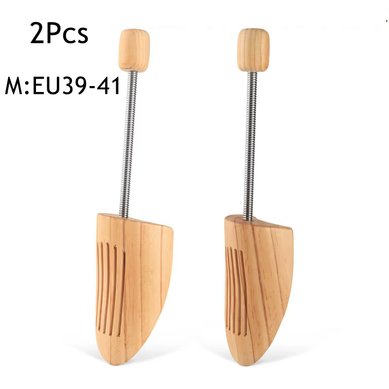 2/4 pièces Embauchoirs en bois réglables à ressort - Embauchoirs en bois pour hommes et femmes - Emb