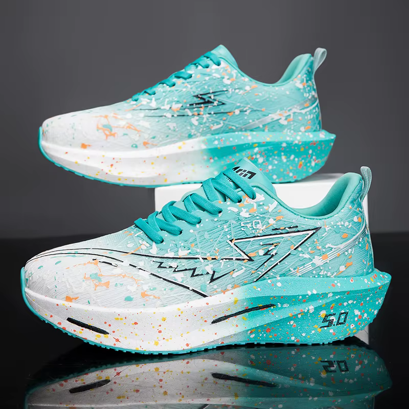 Chaussures de course légères en carbone pour hommes, baskets décontractées de sport, de basketball e