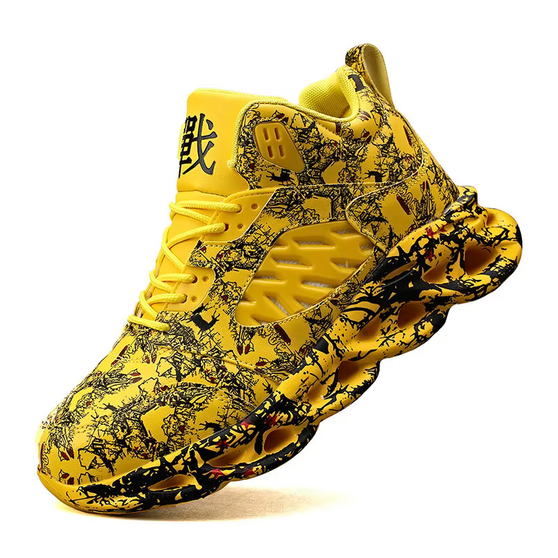 QZHSMY chaussures haut de gamme Graffiti hommes chaussures espadrilles décontractées de haute qualit