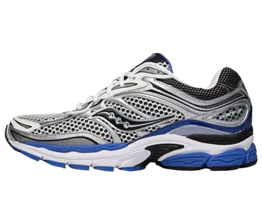 Saucony Progrid Omni 9 Chaussures de course pour hommes, absorption des chocs, résistantes à l'usure