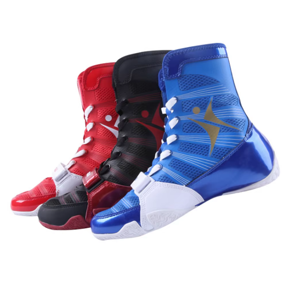 KANGRbiomome-Bottes de boxe professionnelles pour hommes et femmes, baskets de lutte, chaussures de 