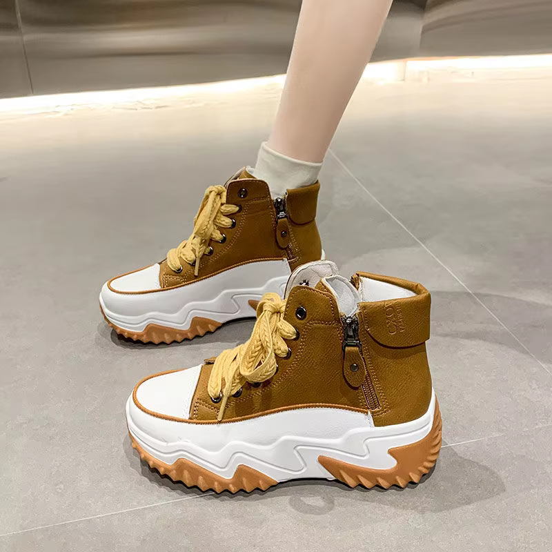 Nouvelles chaussures pour femmes, chaussures décontractées à lacets, chaussures de sport confortable