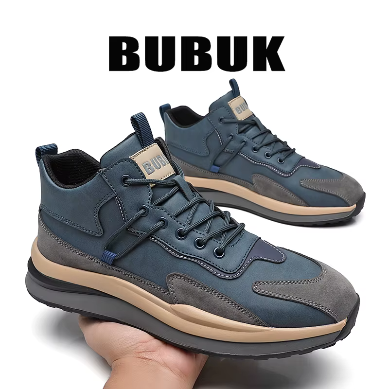Chaussures pour hommes Bubuk Four Seasons, baskets décontractées polyvalentes à lacets, chaussures d