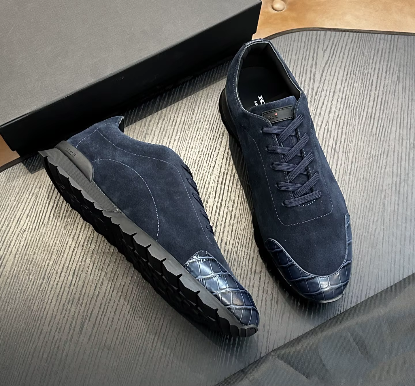 OECHSLI chaussures peau de vache 2026 nouvelles baskets de sport en plein air mode en cuir véritable