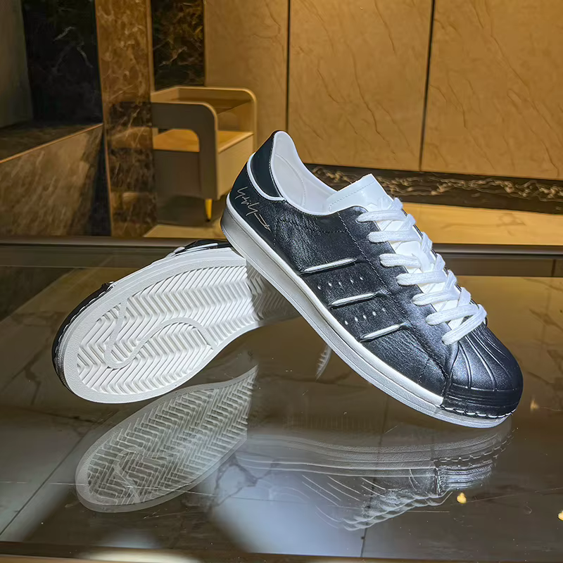 Baskets décontractées à la mode en cuir de veau naturel chaussures décontractées homme chaussures de