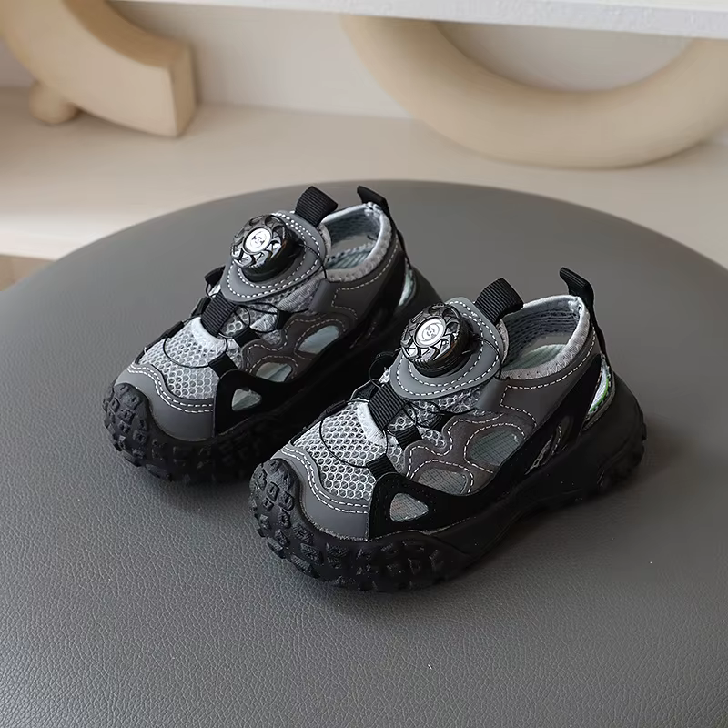 ChimChildren-Chaussures de sport d'été pour garçons et filles, Découpes, Maille respirante non étouf