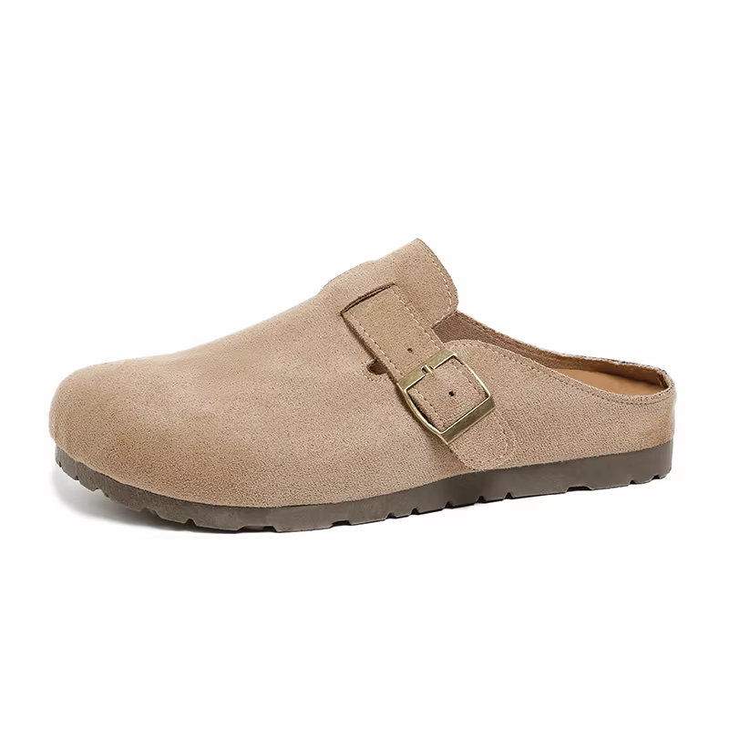 Chaussures Lady Boken, style slip-on monopièce, semelle EVA pour absorption des chocs, couleur unie,