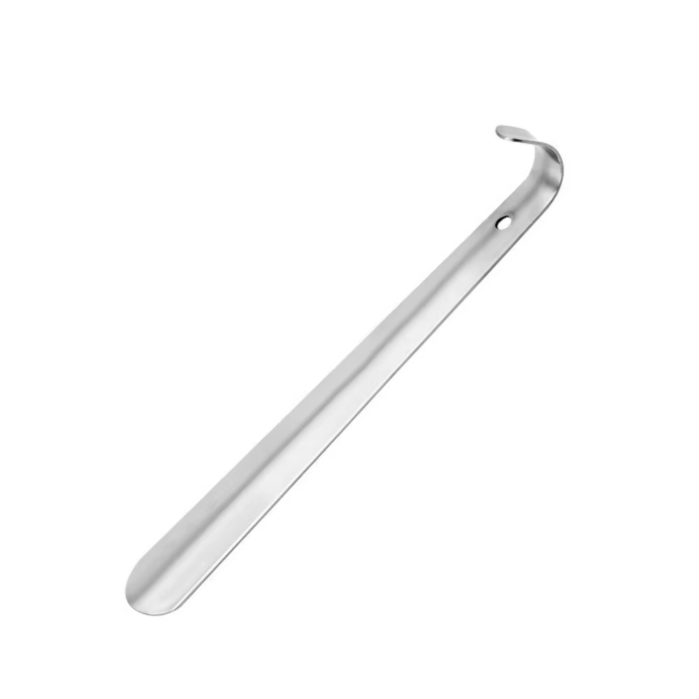 Chausse-pied long en acier inoxydable 30, 42, 52 cm, outil de déchaussage argenté, aide à enfiler le