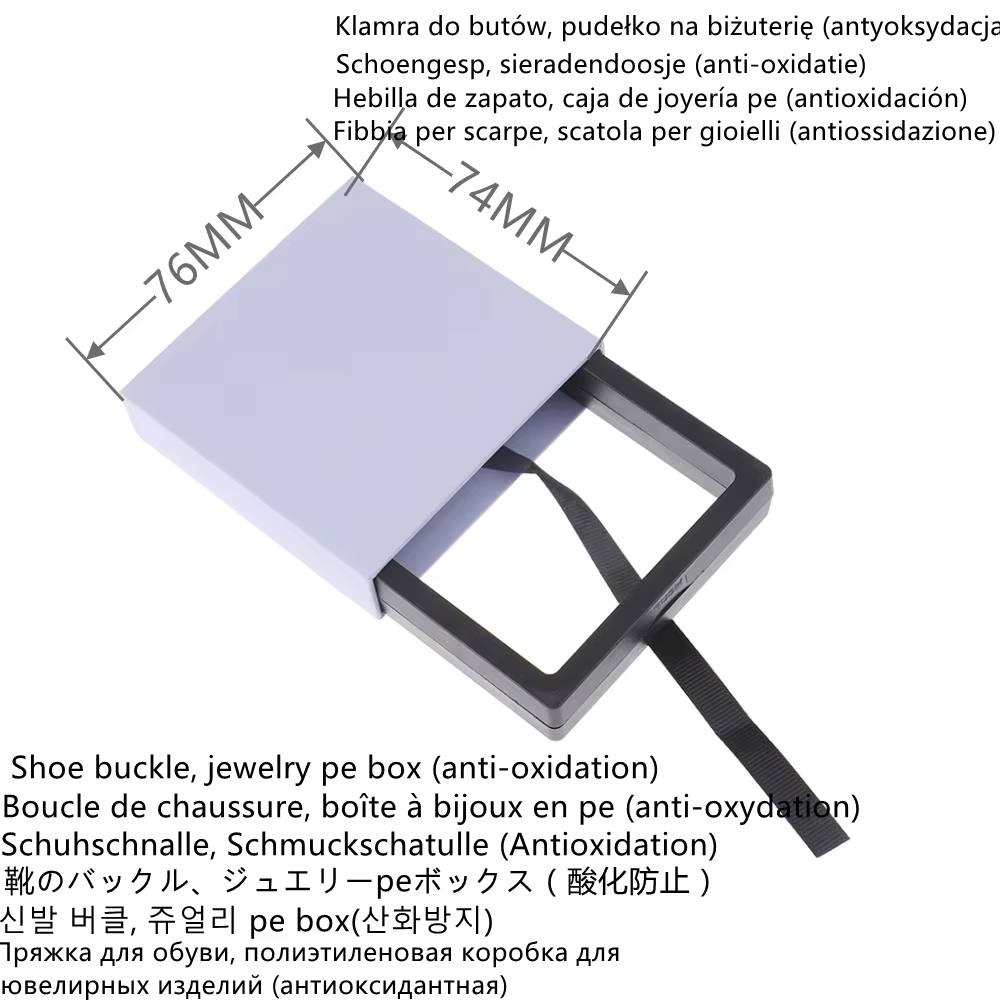 Lacet Lumineux en Diamant pour Cadeau, Moule Privé, AF1, Accessoires en Métal, Serrure à Dentelle, B