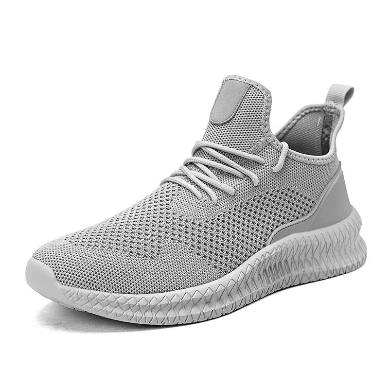 Chaussures de marche légères et respirantes pour hommes, maille plate, chaussures de tennis conforta