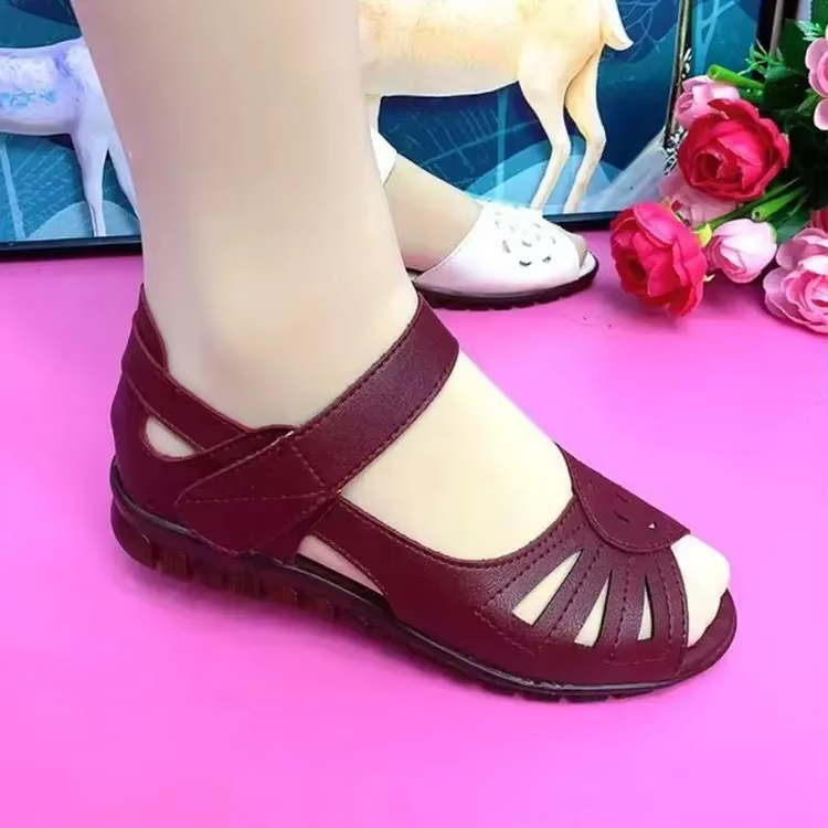 Chaussures à plateforme à talons moyens pour femmes, sandales Premium, Orth4WD Party, grande taille,