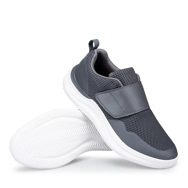 Hommes orthopédiques pieds larges gonflés marche chaussures décontractées pouce éversion réglage dou