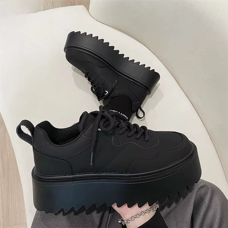 Chaussures de sport épaisses tendance 2026 pour hommes, chaussures décontractées antidérapantes, moc