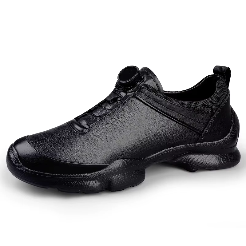 Chaussures de sport pour hommes en cuir véritable, antidérapantes, chaussures décontractées, chaussu