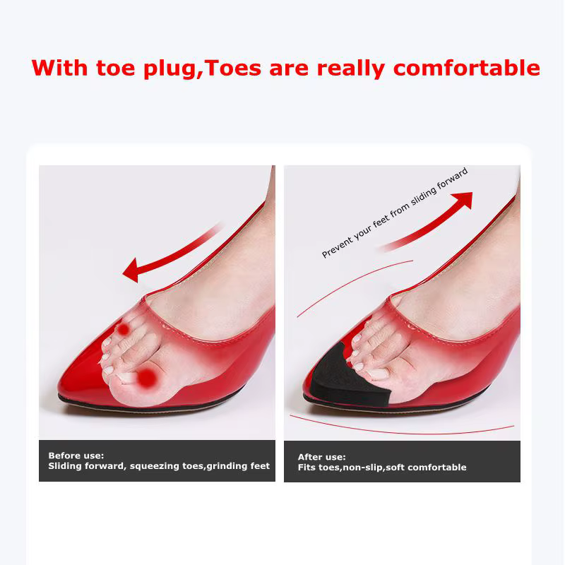 Femmes avant-pied Insert Pad pour femmes talons hauts orteil demi éponge chaussures coussin réglage 