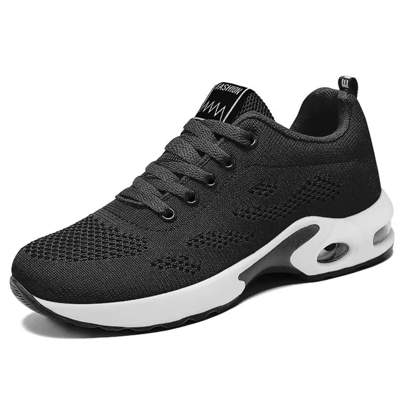 Chaussures de course respirantes grande taille pour femmes, baskets à plateforme à coussin d'air, lé