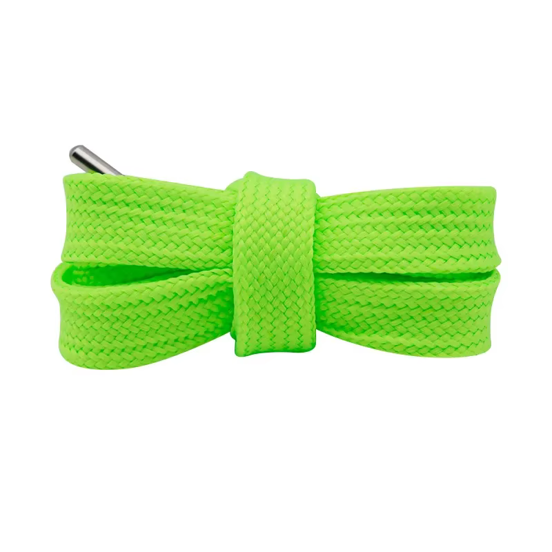 Coolstring lacets plats Extra larges de 18mm avec Aglets en métal argenté lacet épais et volumineux