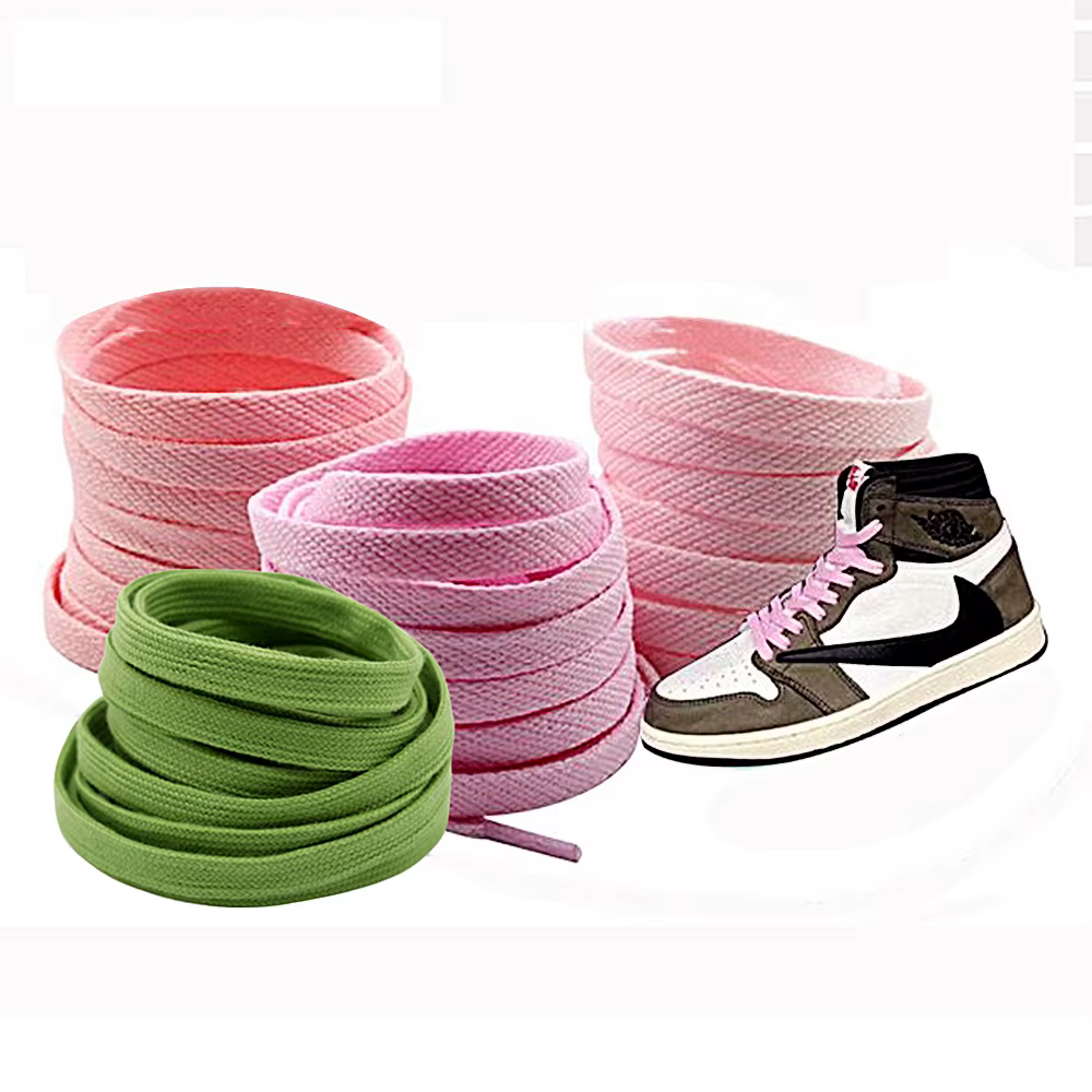1 paire de lacets 140/160/180cm lacets de mode couleur gelée lacets de chaussures plats en Polyester