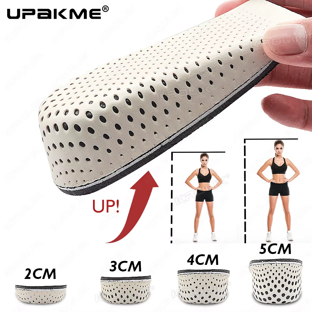 Semelles intérieures demi-chaussures pour augmenter la hauteur, insertion de talon, chaussures de sp