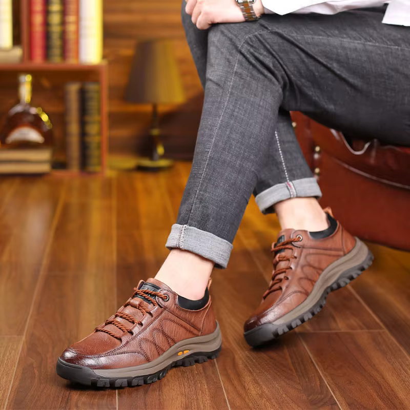 Chaussures de Luxe en Cuir pour Homme Marque Angleterre Tendance Chaussures Décontractées pour Homme