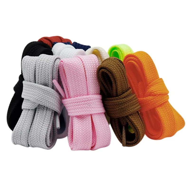 Weiou lacets adultes bottes en toile 60-400 cm de large bande 18 MM couleur unie sécurité Premium pl