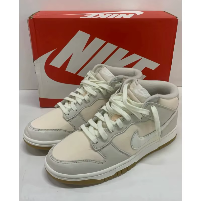 Nike Dunk Cream Canvas Fashion Classic Trendy Outfit Baskets mi-hautes légères, confortables et amor