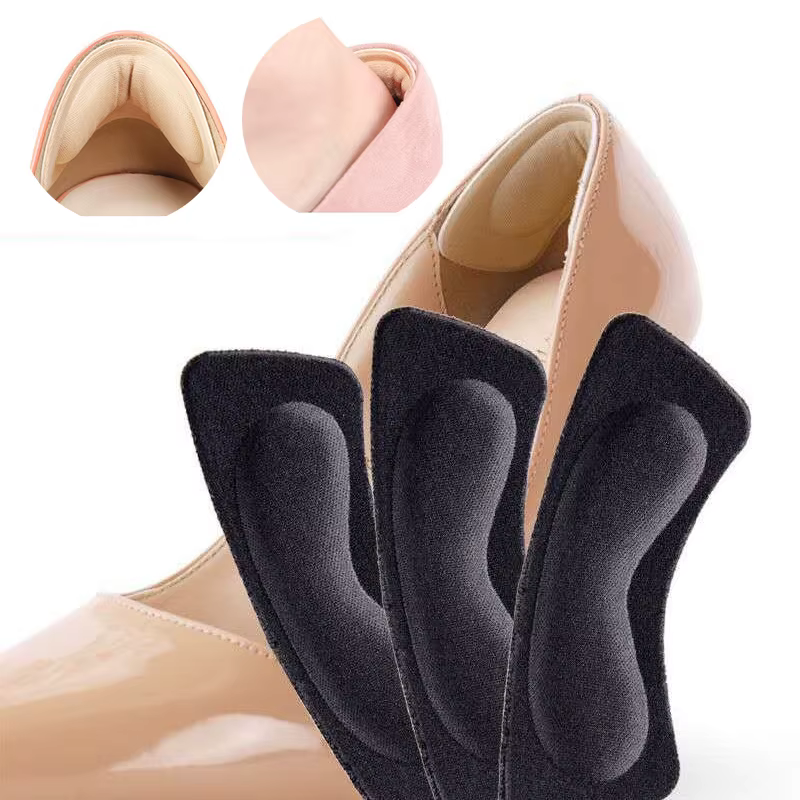 2 paires de coussinets de talon 4D, patchs anti-frottement, coussinets de chaussures, soulagement de