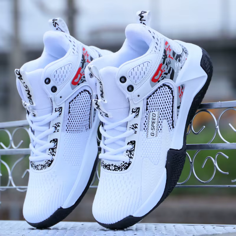 Chaussures de basket-ball respirantes pour hommes, baskets de culture masculine, chaussures de sport