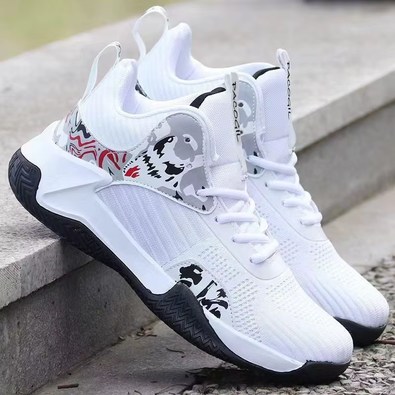 Nouvelles chaussures de basket-ball pour hommes, chaussures de sport tendance et polyvalentes, respi