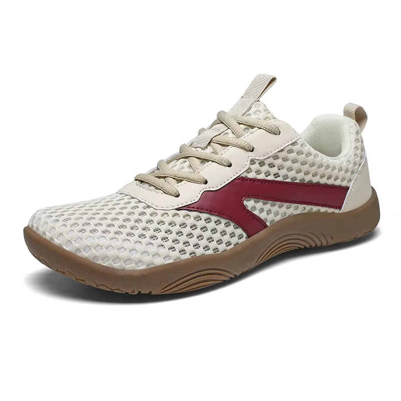Chaussures d'été en maille à bout large pour hommes, chaussures de marche confortables et respirante