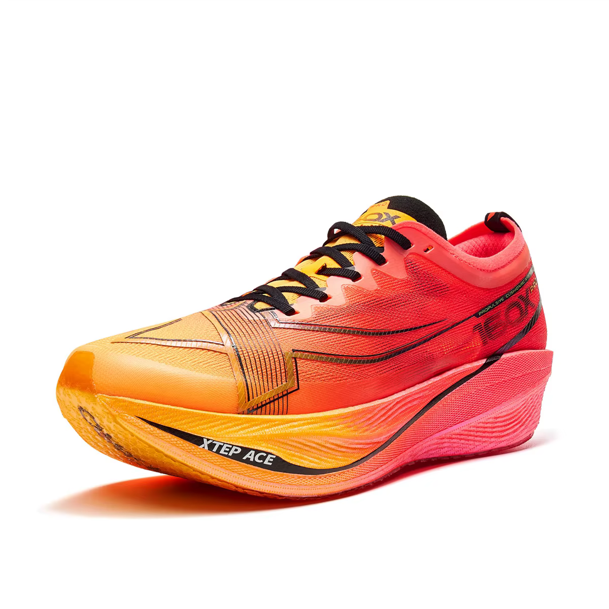 Xtep-Chaussures de course légères et durables pour homme, sneakers professionnelles avec plaque en c