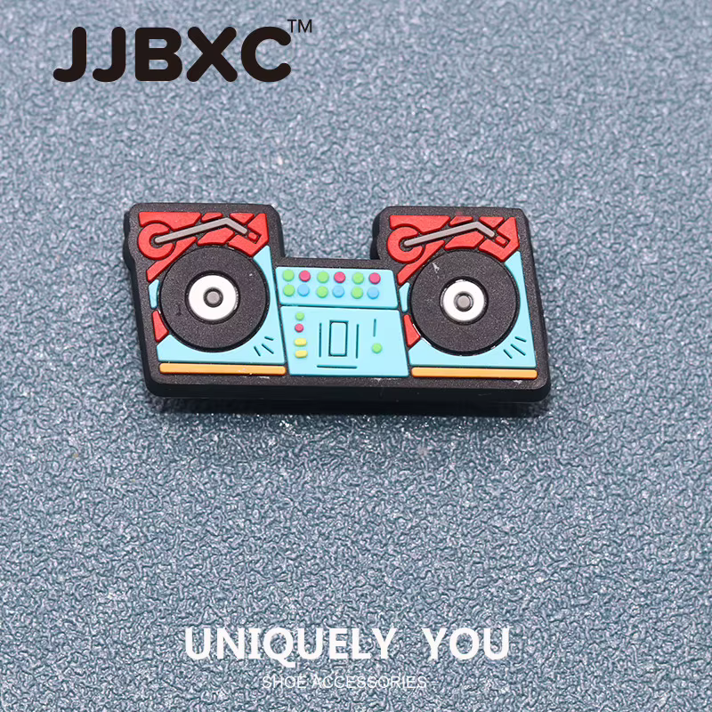 JJBXC – boucle de chaussure à breloques, accessoires de chaussures, appareil photo de dessin animé, 