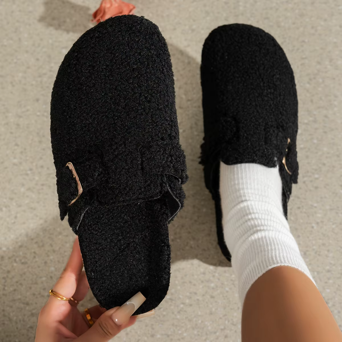 Chaussures marron à la mode et confortables pour femmes, chaussures de maison, chaussures de marche 
