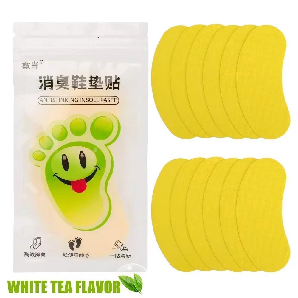 Patch déodorant anti-odeur pour chaussures, saveur de citron, déodorants pour les odeurs de pieds, o