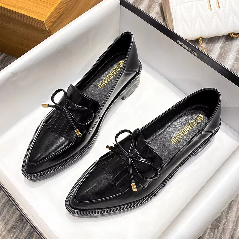 Chaussures souples femme 2025 bout pointu décontracté femme baskets tout-Match Shose femmes Oxfords 
