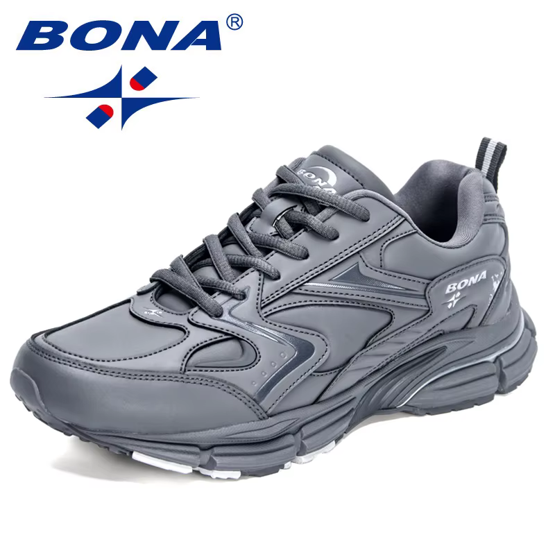 BONA nouveaux créateurs marque de luxe baskets à la mode hommes chaussures décontractées respirant c