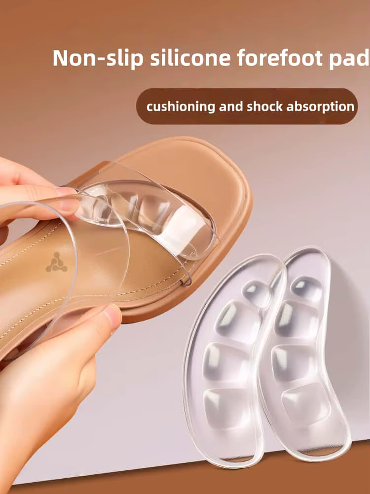 1 paire de semelles intérieures pour chaussures à talons hauts pour femmes (coussinets antidérapants