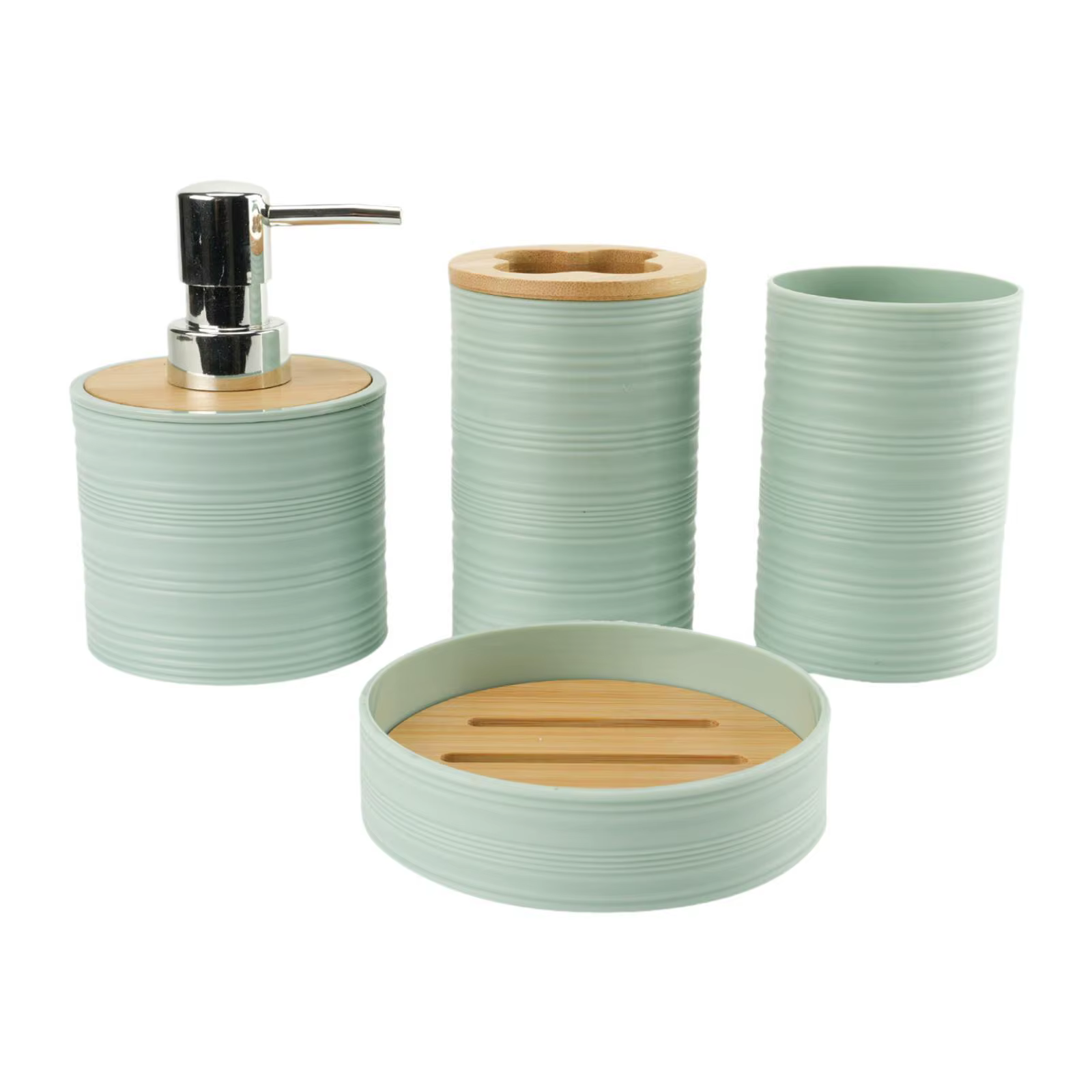 Ensemble d'accessoires de salle de bain 4 pièces, ensemble complet d'accessoires de bain, décor de s