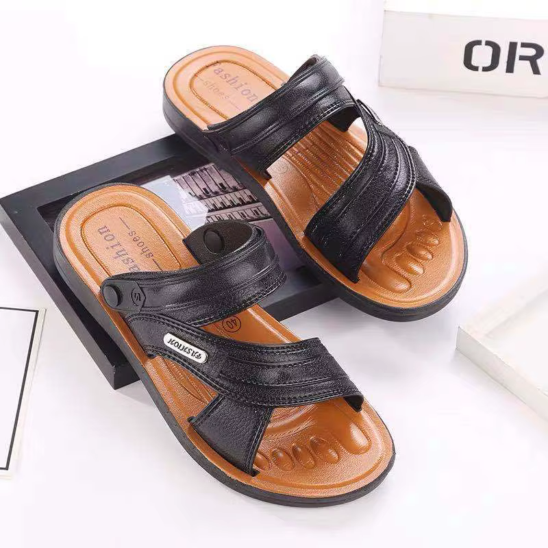 Nouvelles sandales d'été pour hommes, antidérapantes, résistantes à l'usure, chaussures de plage, sa
