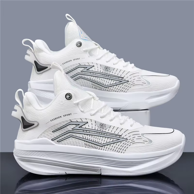 Nouvelles chaussures de basket-ball à tige haute, respirantes et confortables, pour hommes et femmes