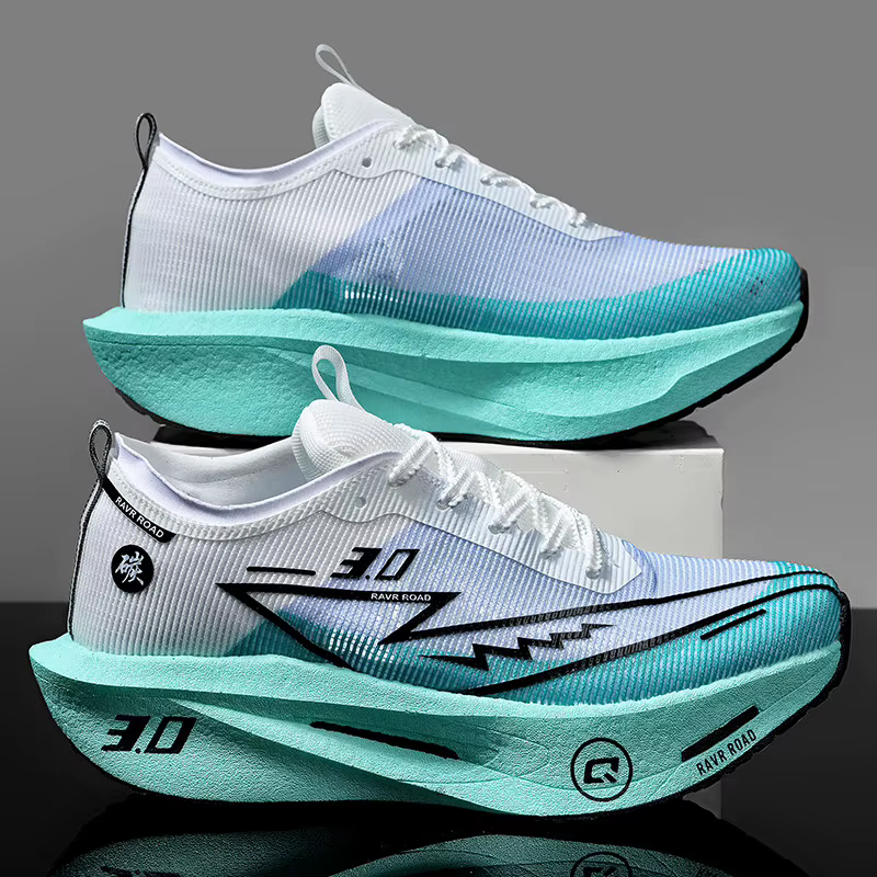 Chaussures de course à coussin d'air 2026, chaussures de course avec plaque en carbone pour marathon