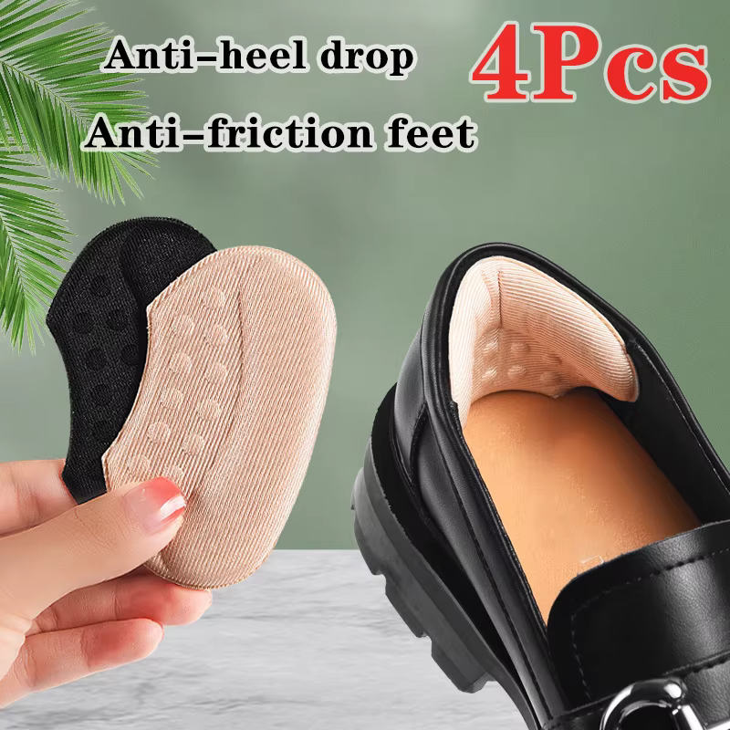 4 coussinets de talon pour chaussures à talons hauts, anti-douleur, anti-frottement, protecteurs de