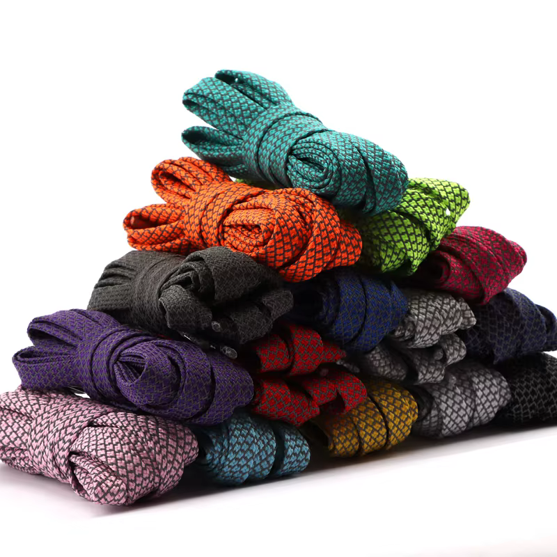 Lumineslice-Lacets Fluorescents de dehors pour Adulte et Enfant, Chaussures de Course Plates, Nouvel