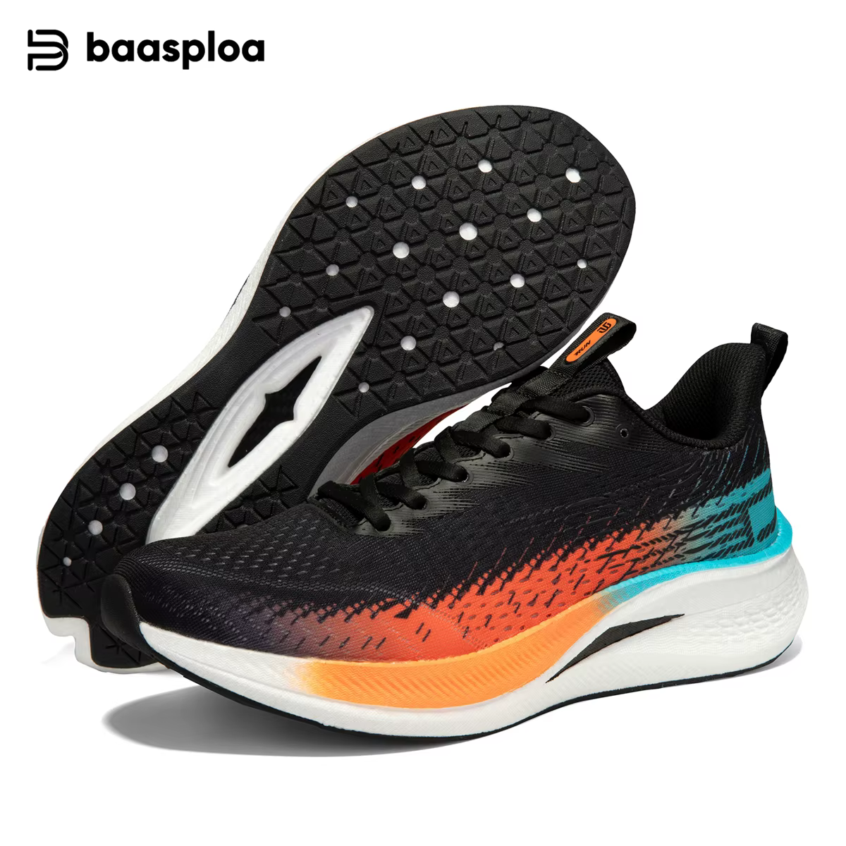 Baasploa – baskets de course pour hommes et femmes, nouvelle marque, plaque en carbone, maille respi