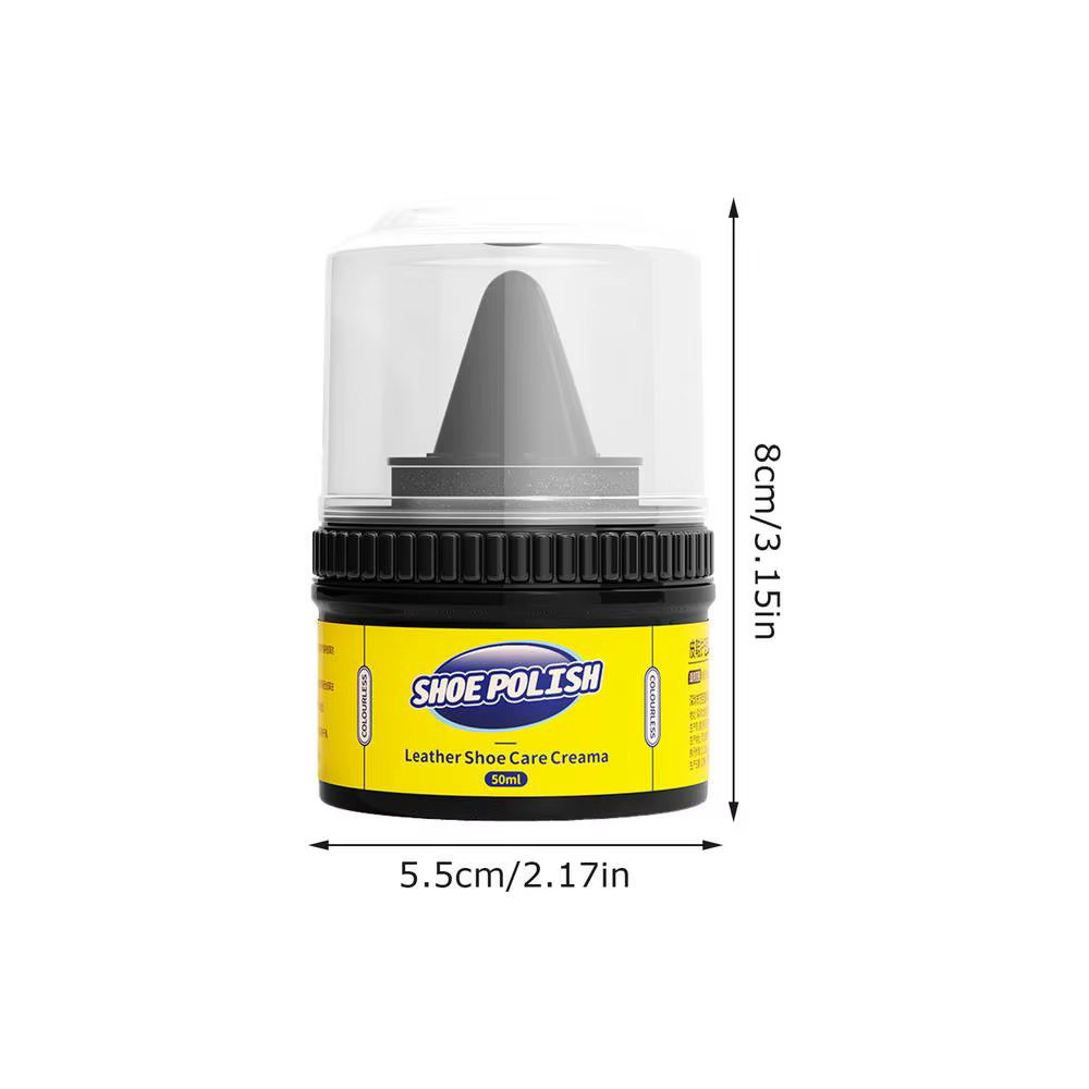 Crème pour cuir, agent d'entretien du cuir 50ml, crème d'entretien des chaussures en cuir, cire inco