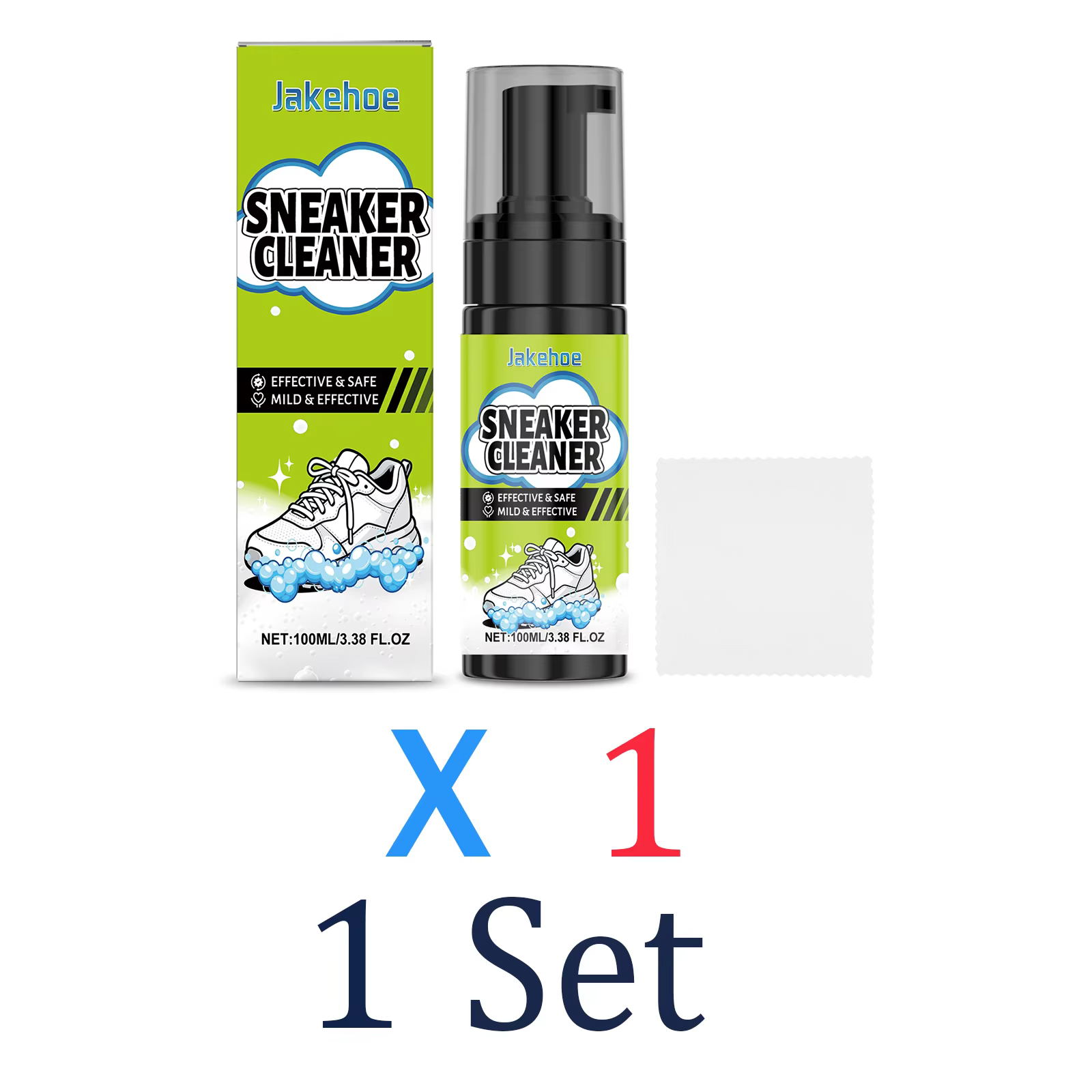 Nettoyant pour chaussures blanches Kit de nettoyage de baskets Nettoyant en mousse Blanchisseur de c