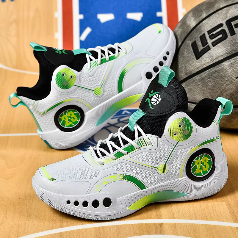 Nouvelles chaussures de basket-ball montantes chaussures de sport confortables et respirantes pour h