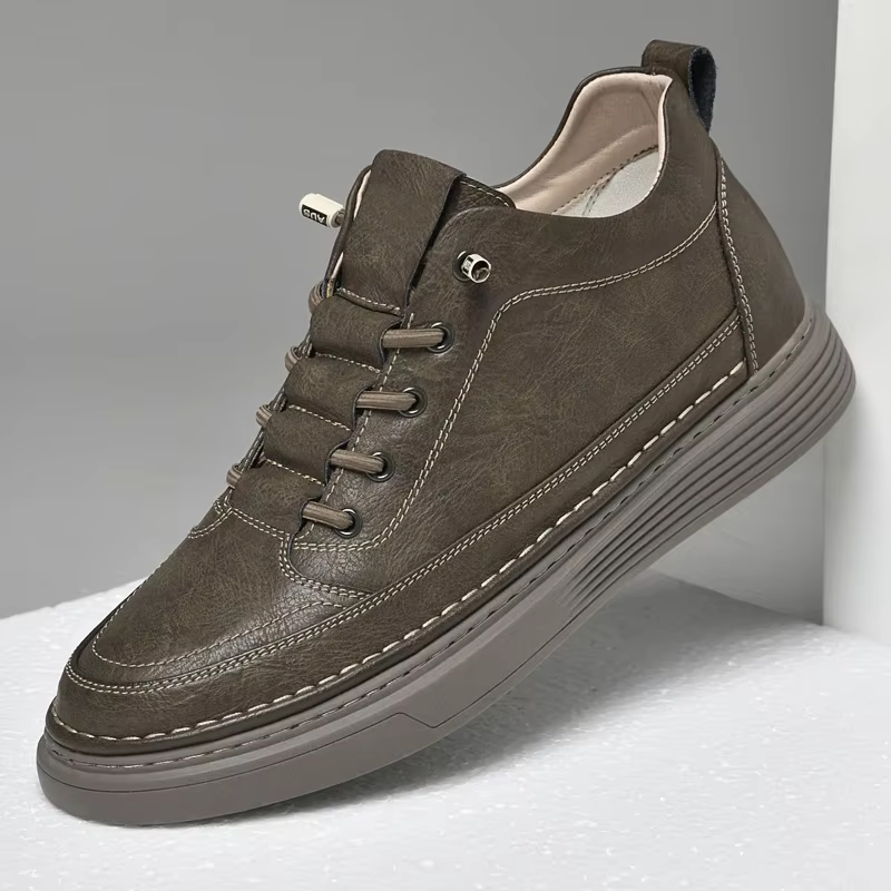 Chaussures rehaussantes en cuir véritable chaussures rehaussantes hauteur augmenter chaussures homme
