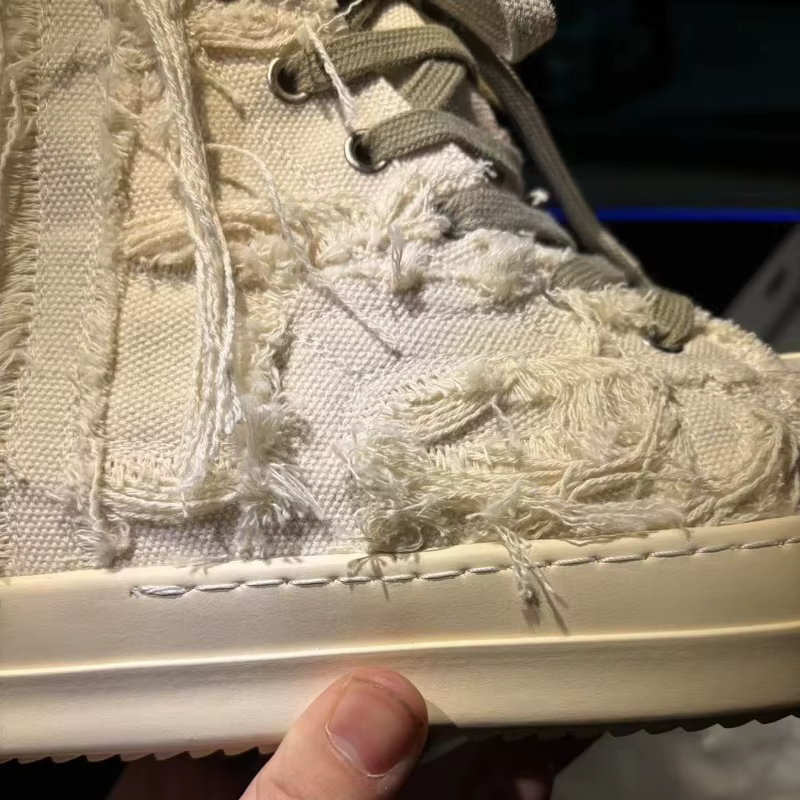 Nouvelles chaussures décontractées d'été pour hommes à semelle épaisse avec lacets à pompons, basket