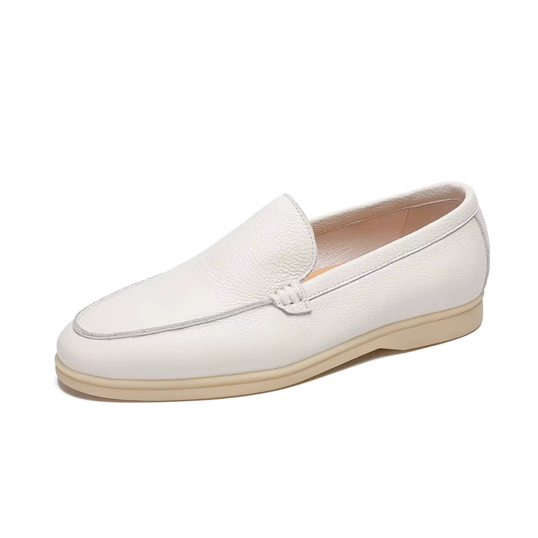 Chaussures de sport pour hommes luxueuses d'été, respirantes, légères, cousues à la main, en cuir si